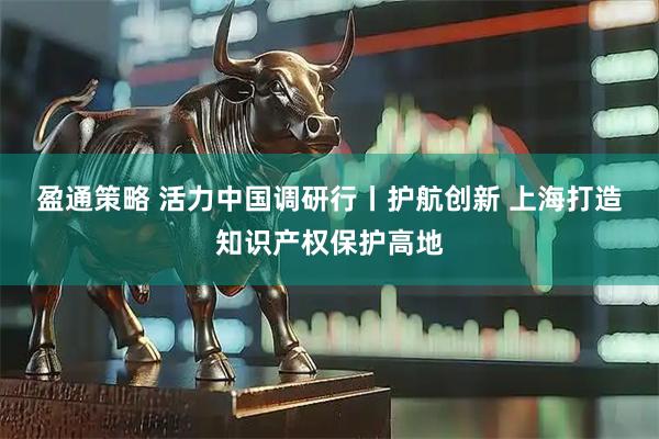 盈通策略 活力中国调研行丨护航创新&#32;上海打造知识产权保护高地